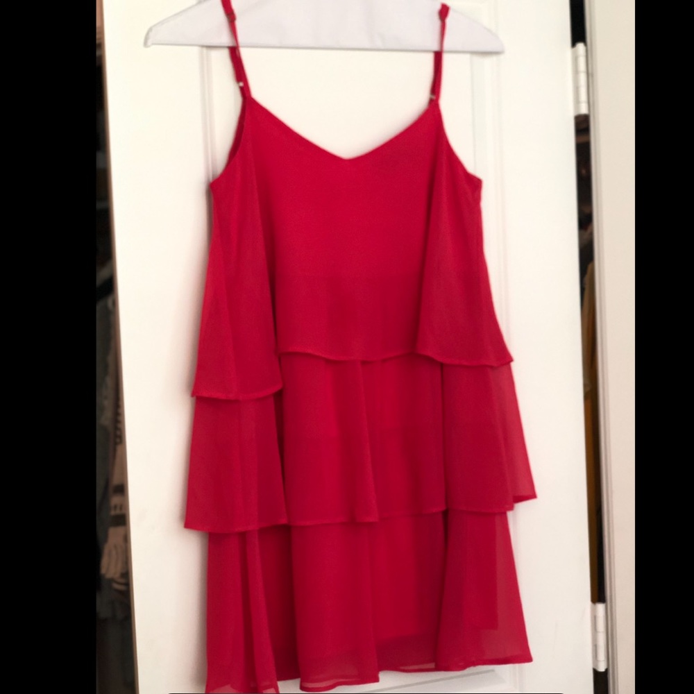 Hot pink flapper dress